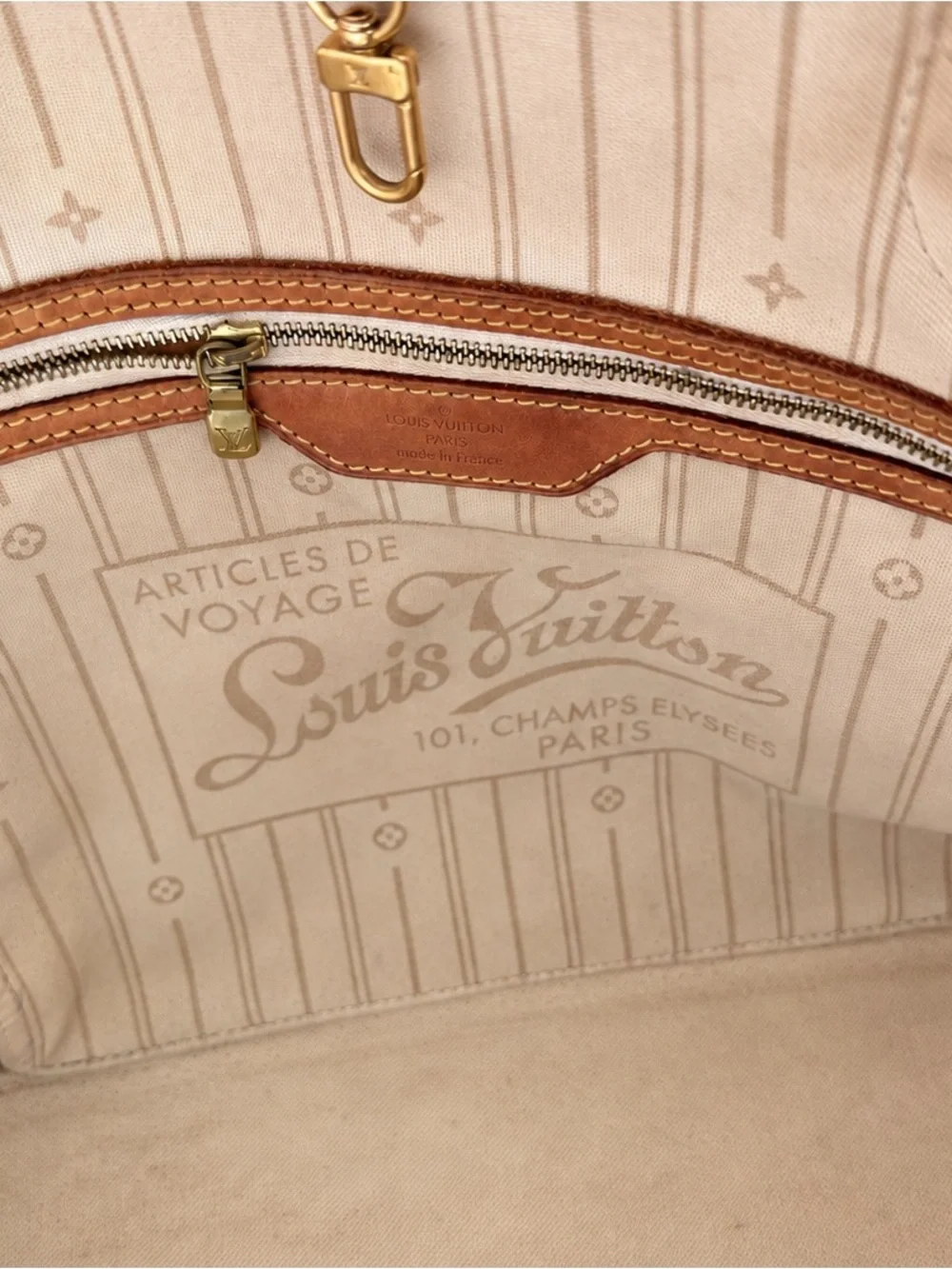 Authentic Louis Vuitton Neverfull GM – Damier Azur